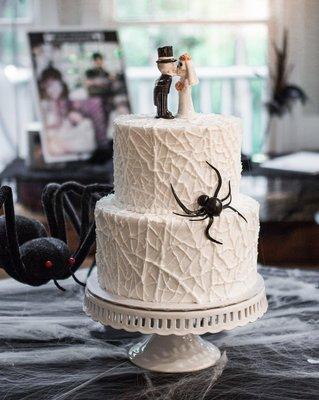 Halloween Wedding Cake