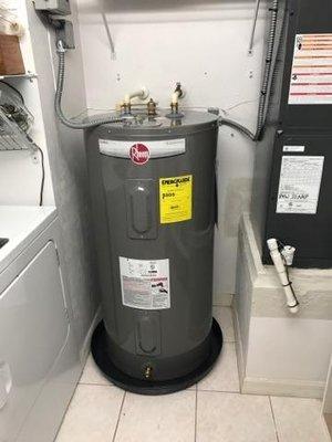 New Water Heater Install 01/2018