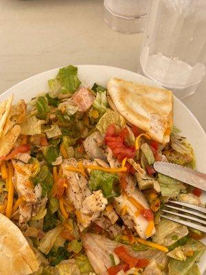 Quesadilla Explosion Salad! Delicious!