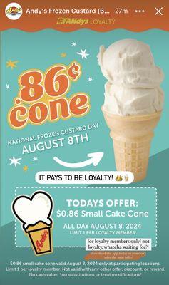 National Frozen Custard Day!