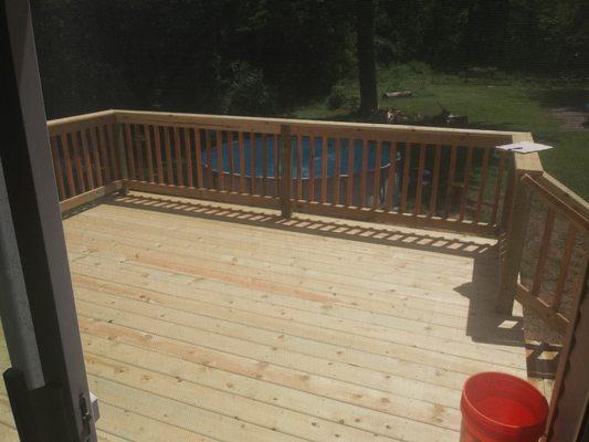 Our new deck