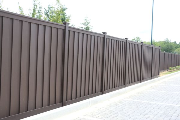 Commercial Vinyl Privacy Fence