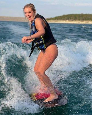 Surf behind our Wakeboard boat!