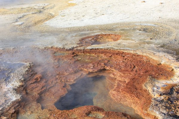 Fumarole inside Yellowstone