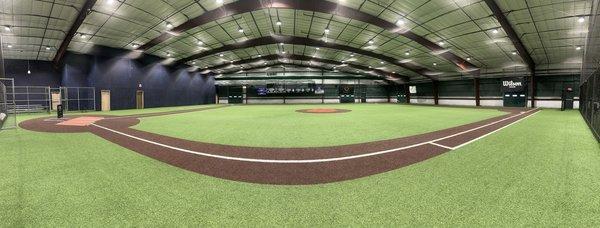 Another view of the indoor practice field