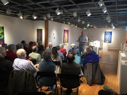 Carl Morgan artist talk