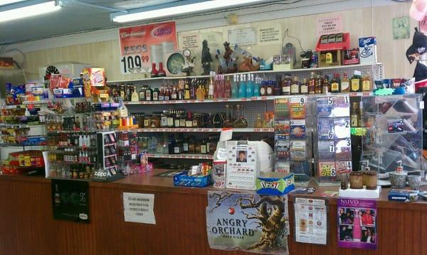 Airplane bottles, cigarettes, pints, lotto, knick-knacks and more