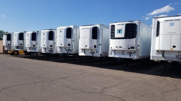 Refrigerated trailers for rent. lease or sale