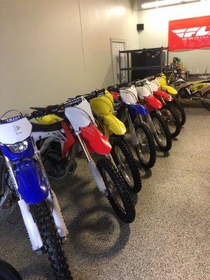 Good variety of clean used bikes