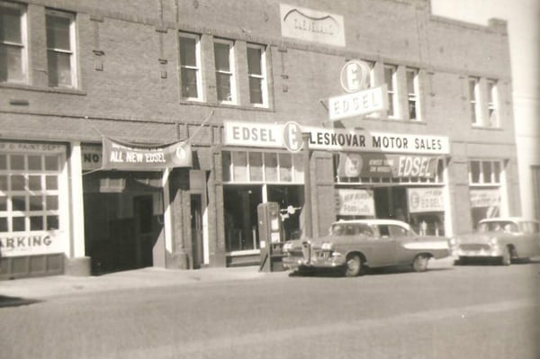 1957 Edsel Dealership on Galena Street