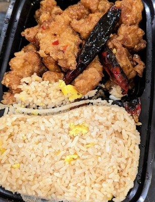 Orange chicken w/ fried rice