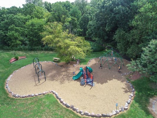 A playground at Kwasman Memorial Park.