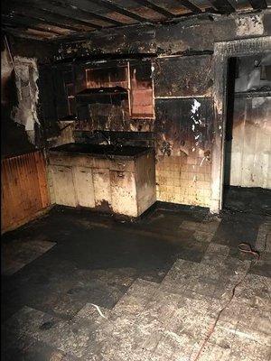 SERVPRO of Hampshire County was contacted by the city to remediate fire damage to this home.