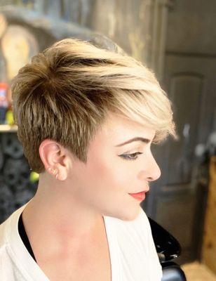 Pixie haircut