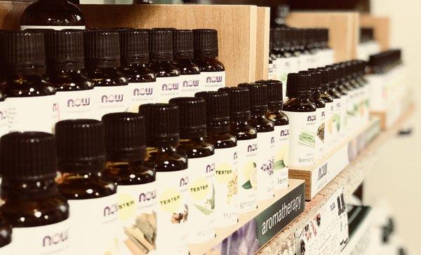 We carry essential oils and hemp.