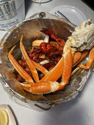 Snow crabs The Swamp Bucket