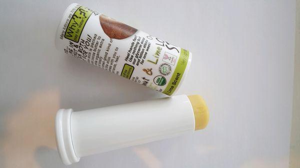 Lotion Stick: Like a glue stick...but one that relieves irritated dry skin and leaves your hands soft and smooth rather than sticky :)