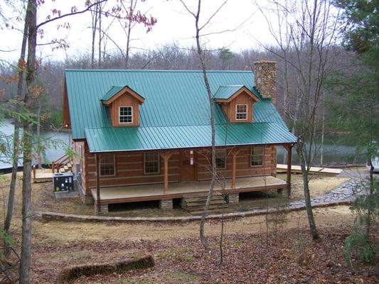 lake cabin construction