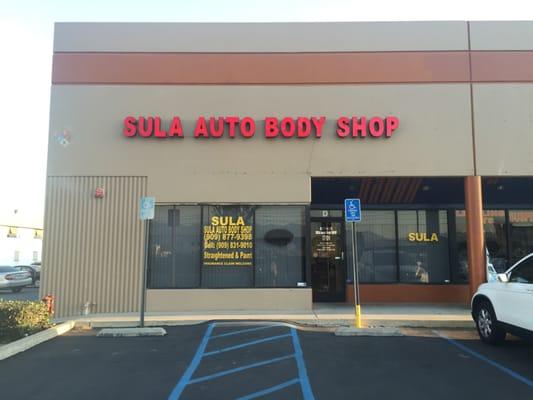 Sula Auto Body Shop 323 W. Valley Blvd. Rialto CA, 92376 (909) 877-9398