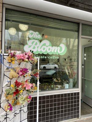 front of the bloom!