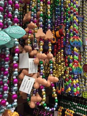 Penis beads! It's what EVERYONE needs before heading to Bourbon Street, ha ha ha.