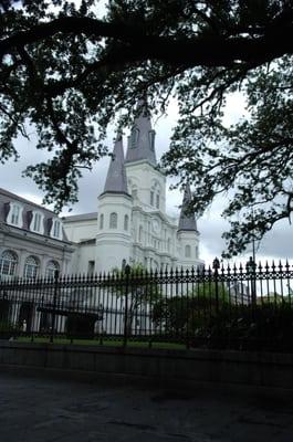 See the St. Louis Cathedral and other French Quarter places of interest