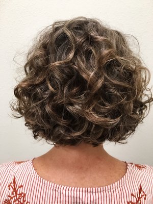 Natural curl! So beautiful.