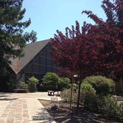 View of the Sanctuary from the parking lot.