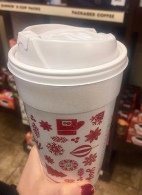 Large hot chocolate $1.99