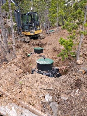 Sewer holding tank for RV Crystal Lakes CO