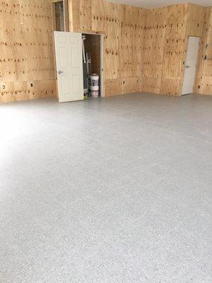 Another photo of our vct tile recently installed