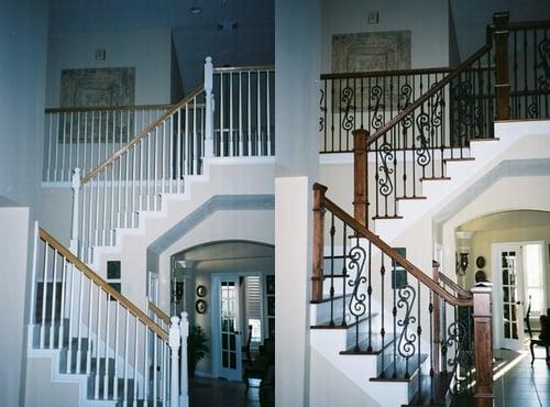 Stair & Trim Color Change - Before & After