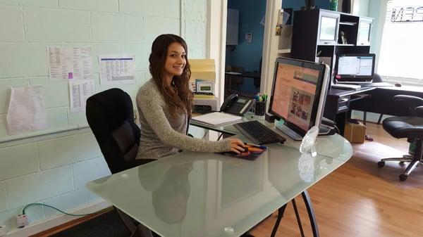 Emma Bowers working for Sandpiper Heating and Air, LLC located at the North Myrtle Beach, SC office.