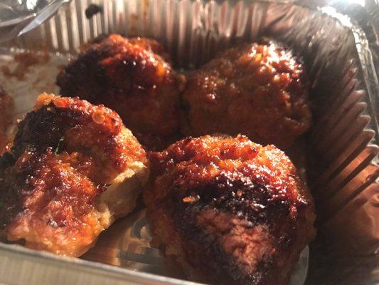 Turkey meatballs - so good and I don't even like ground Turkey (From the Supper Club menu)