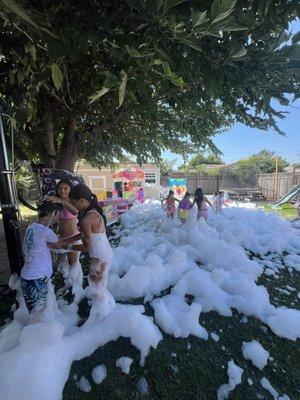 Shower station -- Highly recommend OMG Foam Parties.