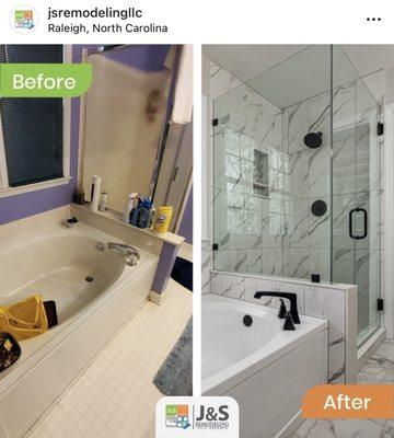 It never fails to amaze us how a bathroom remodel can make a big difference.