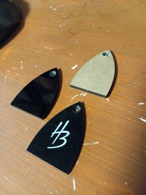 New Truss Rod covers, perfect match, perfect fit.