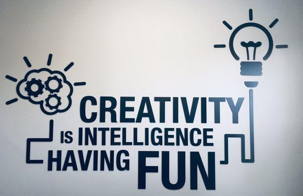 Creativity is Intelligence having FUN