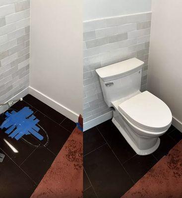 Toilet installation