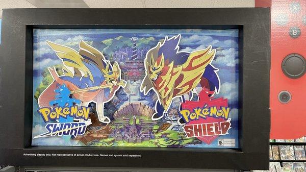 Pokémon game display