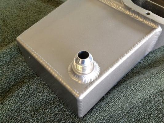 Flawless Aluminum TIG welding (oil pan extension)