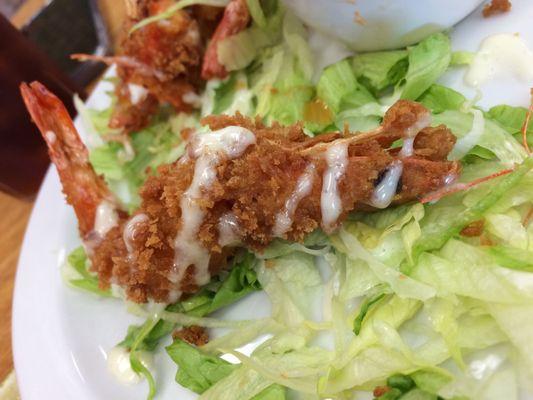 Shrimp tempura appetizer