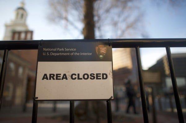 Unfortunately, the view @ Independence Hall-Mall & the Liberty Bell due to Gov't shutdown.