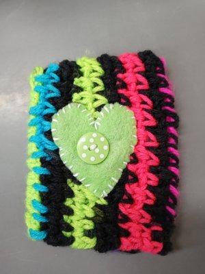 Several Crochet coffee cozy's for sale