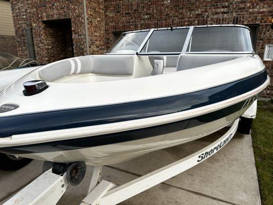 Boat detailing is provided