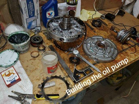 4l60e transmission oil pump rebuild