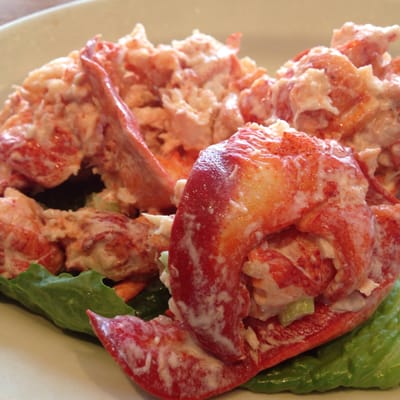 Any questions?  Awesome lobster salad.