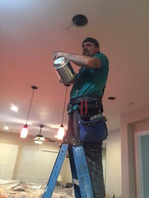 Installing new LED can lights