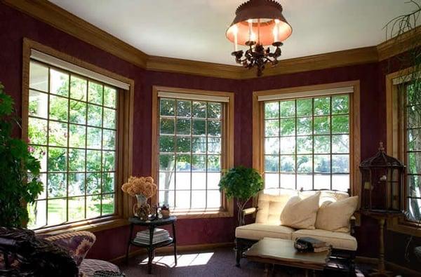 Fixed or Picture Windows with Colonial Style Grids to add character or match existing styles.