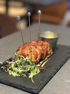 Chicken cordon blue bites